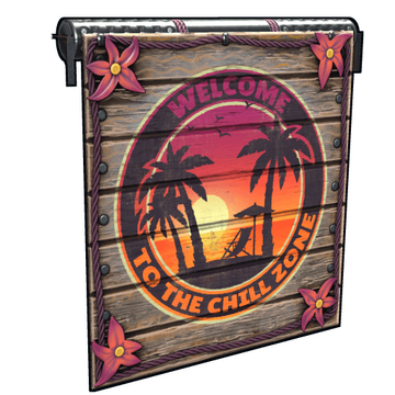 Chill Zone Garage Door image