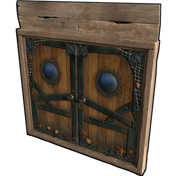 Pirate Ship Wooden Double Door image