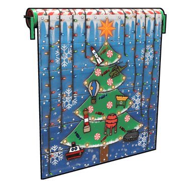 Christmas Tree Garage Door image