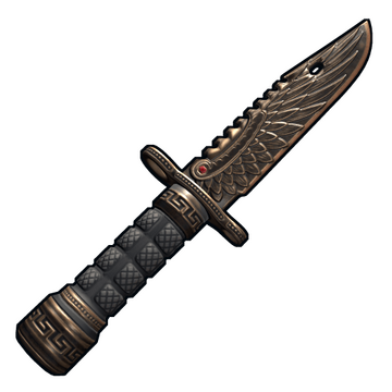 Bronze Raven Knife image