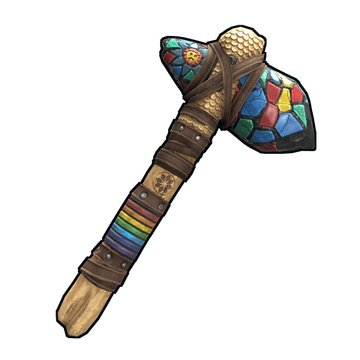 Mosaic Stone Hatchet image