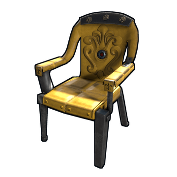 Yellow Ornate Chair image