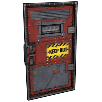 Keep Out Armored Door image