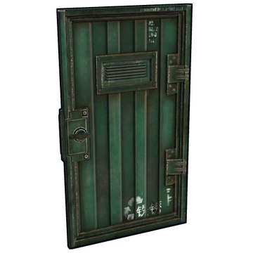 Green Armored Container Door image
