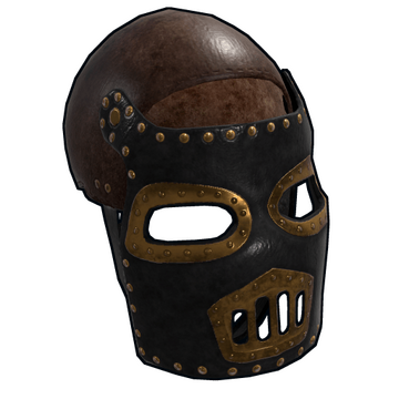 Steampunk Leather Mask image