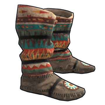 Native American Hide Shoes image