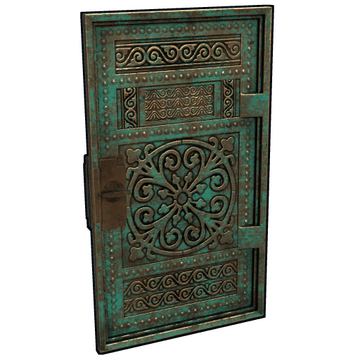 Corroded Bronze Door image