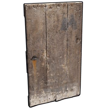 Old Heavy Wooden Door image