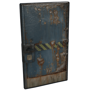 Hazard Metal Door image