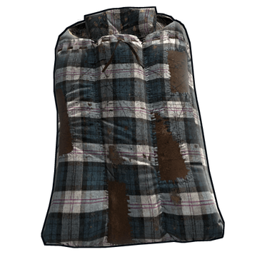 Blue Plaid Sleeping Bag image