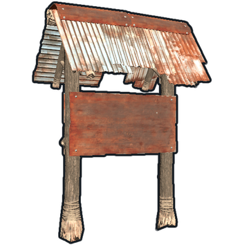 Two Sided Town Sign Post image