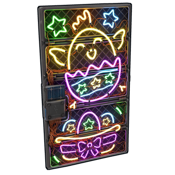 Neon Rise Sheet Metal Door image