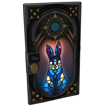 Easter Bunny Sheet Metal Door image