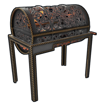 Wrought Iron BBQ image