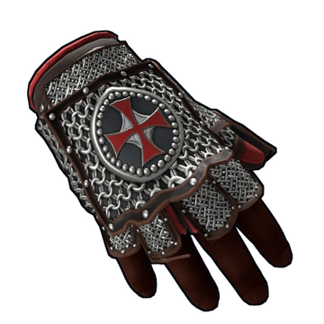 Knights Templar Roadsign Gloves image