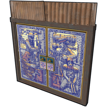 Porcelain Sheet Metal Double Door image