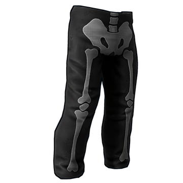 Skeleton Costume Burlap Pants image