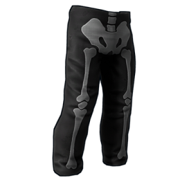 Skeleton Costume Burlap Pants image