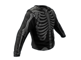 Skeleton Costume Burlap Shirt image