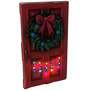 Christmas Wooden Door image