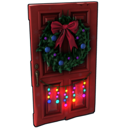 Christmas Wooden Door image
