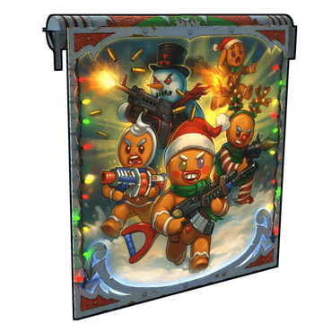 Gingerbread Raid Garage Door image