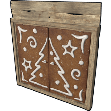 Ginger Bread Wooden Double Door image