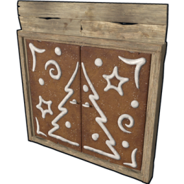 Ginger Bread Wooden Double Door image