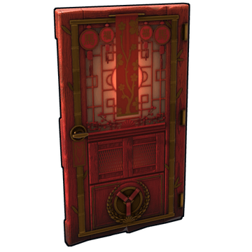 Lunar Horse Fortune Wooden Door image