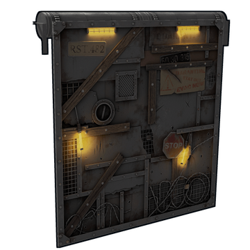 Welded Quarantine Garage Door image