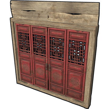 Chinese Panel Wooden Doors image