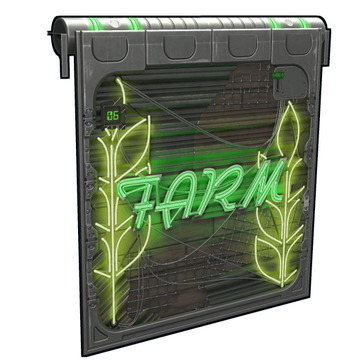 Neon Farm Door image