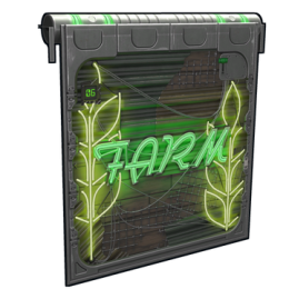 Neon Farm Door image