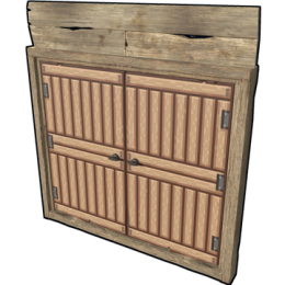 Pixel Wooden Double Door image