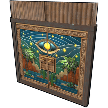 Oasis Sheet Metal Double Door image