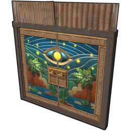 Oasis Sheet Metal Double Door image