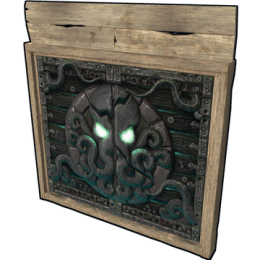 Tomb Of The Octopus Wooden Double Door image