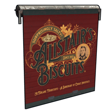 Alistair's Biscuits Garage Door image