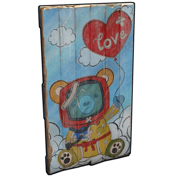 Teddy Love Wooden Door image