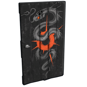 Serpent Lightkeeper Wooden Door image