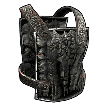 Black Alligator Metal Chest Plate image