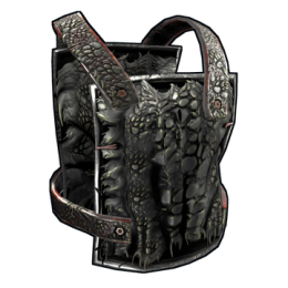 Black Alligator Metal Chest Plate image