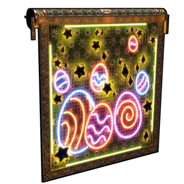 Neon Easter Garage Door image