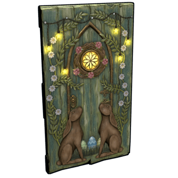 Wooden Rabbit Door image