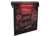 NOT Friendly Clan Garage Door image