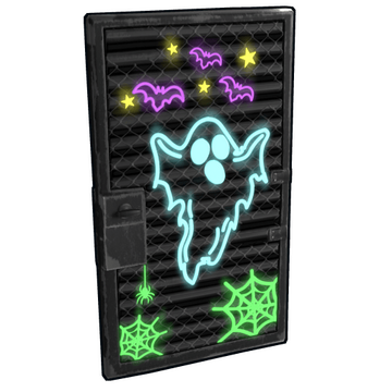 Neon Ghost Door image