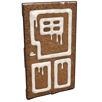 Gingerbread Wooden Door image