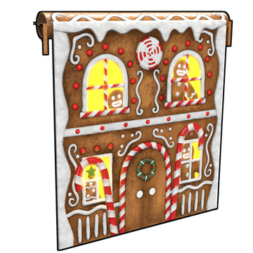 Gingerbread House Garage Door image