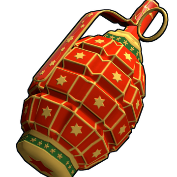 Red Christmas Grenade image