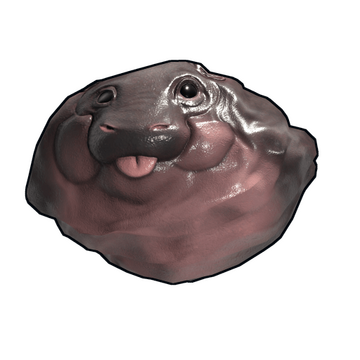 Baby Hippo Rock image